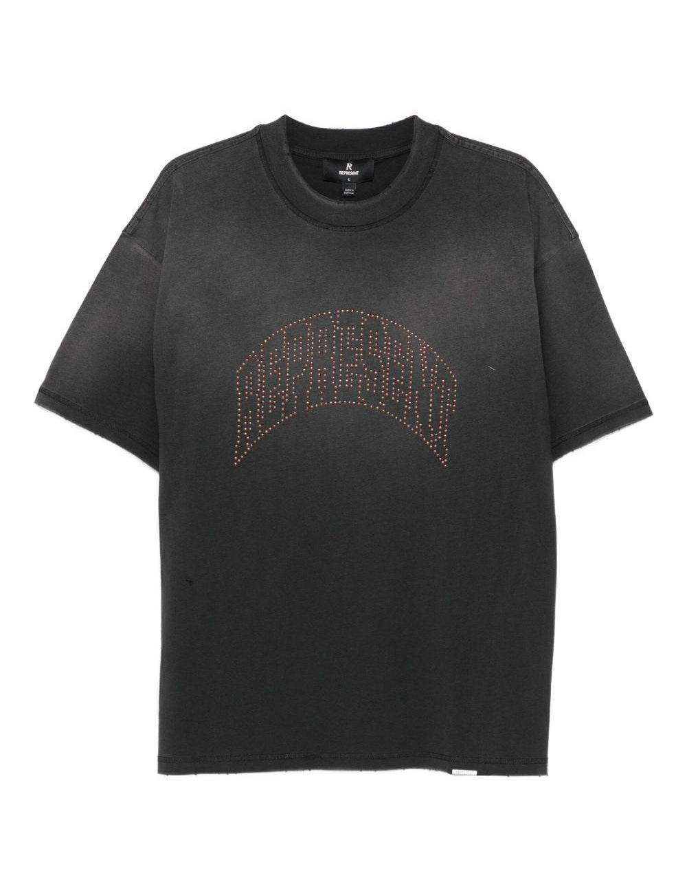 T-shirt con logo in nero Represent - uomo 
