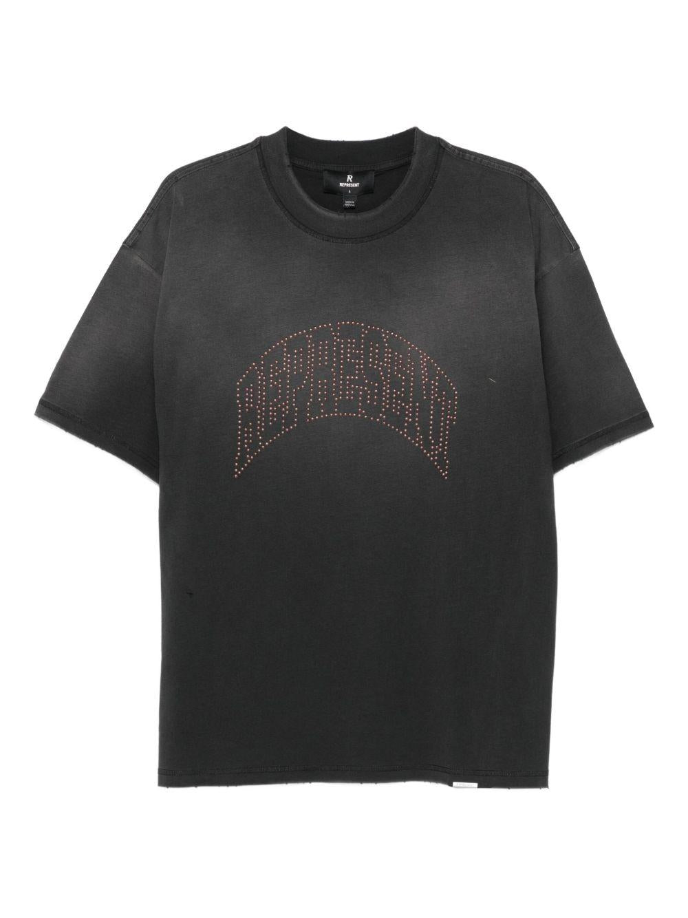 T-shirt con logo in nero Represent - uomo 