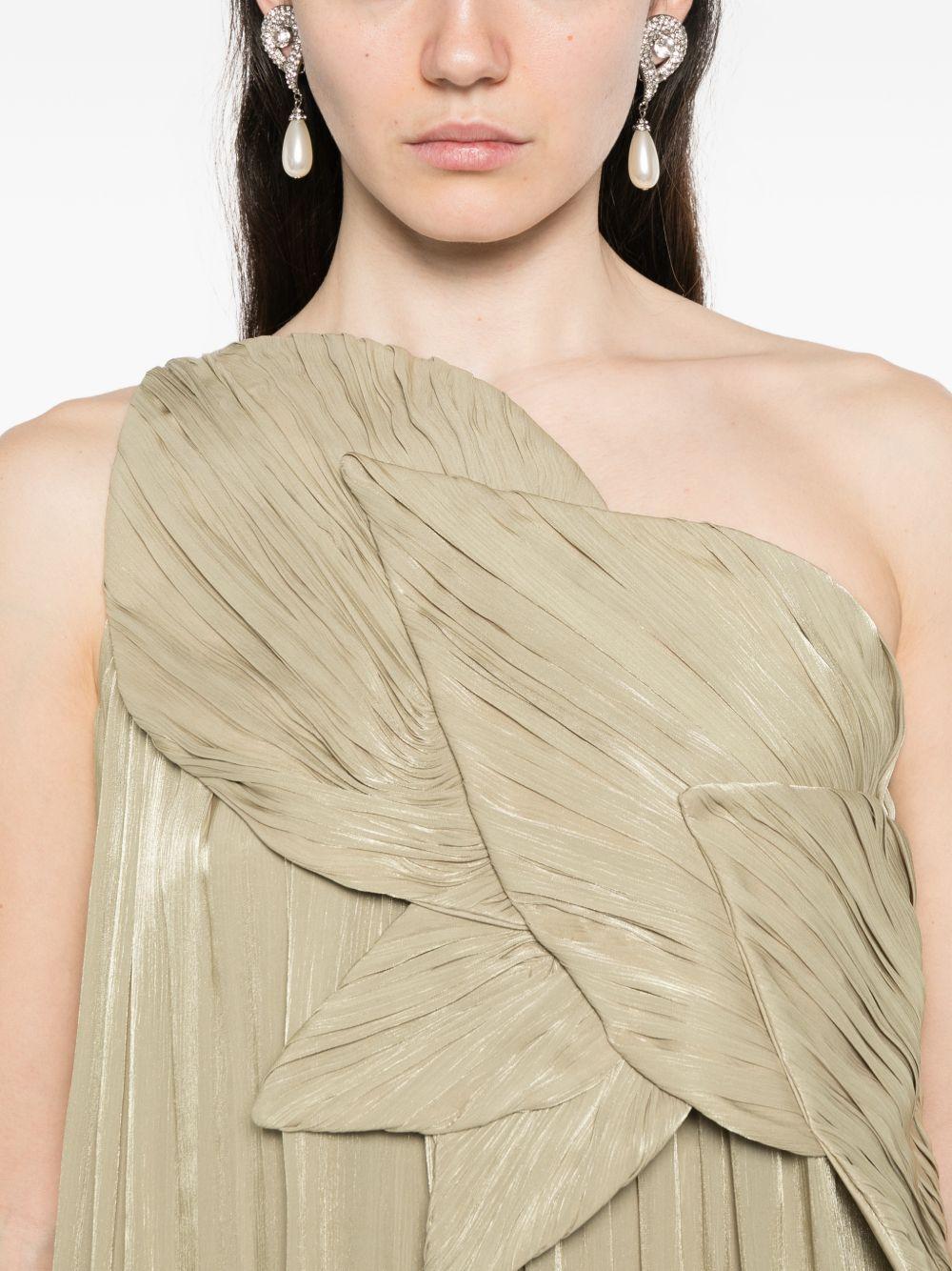 Abito asimmetrico amabe in beige Costarellos - donna 
