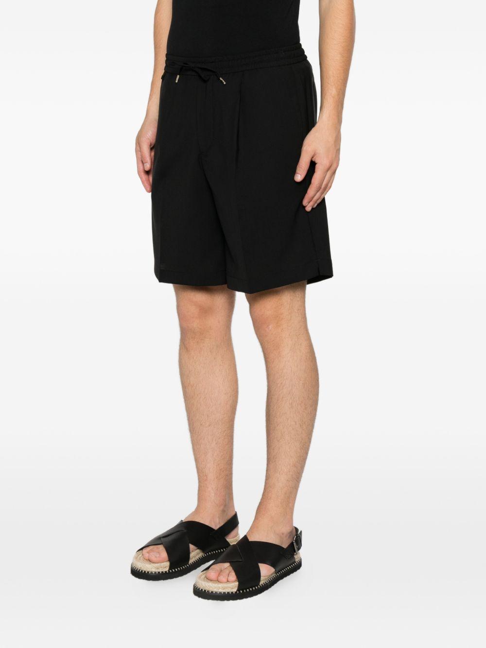Pantaloncini con coulisse e pieghe in nero Briglia 1949 - uomo 