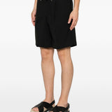 Pantaloncini con coulisse e pieghe in nero Briglia 1949 - uomo 