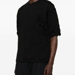 T-shirt con tasca sul petto in nero Comme des garcons homme - uomo 