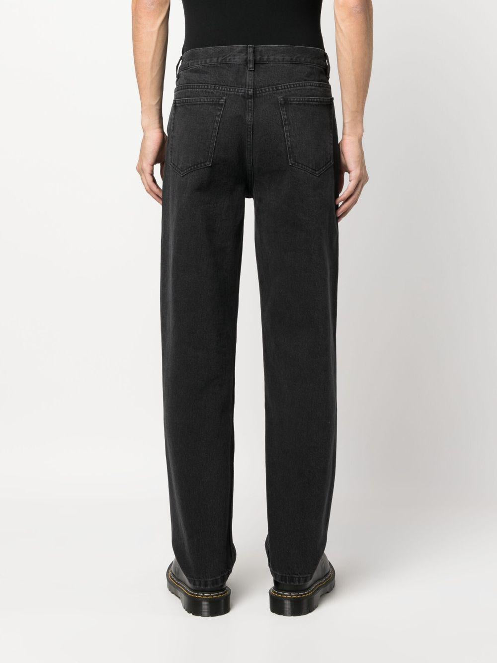 Jeans martin a gamba dritta  in nero - A.P.C  uomo 