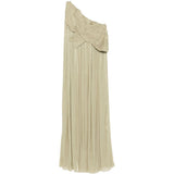 Abito asimmetrico amabe in beige Costarellos - donna 