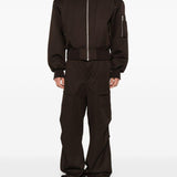 Pantaloni cargo con coulisse in marrone Entire studios - unisex 