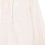 Camicia con cappuccio in avorio Comme des garcons - donna 