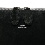 Borsa a spalla in suede in nero Toteme - donna 