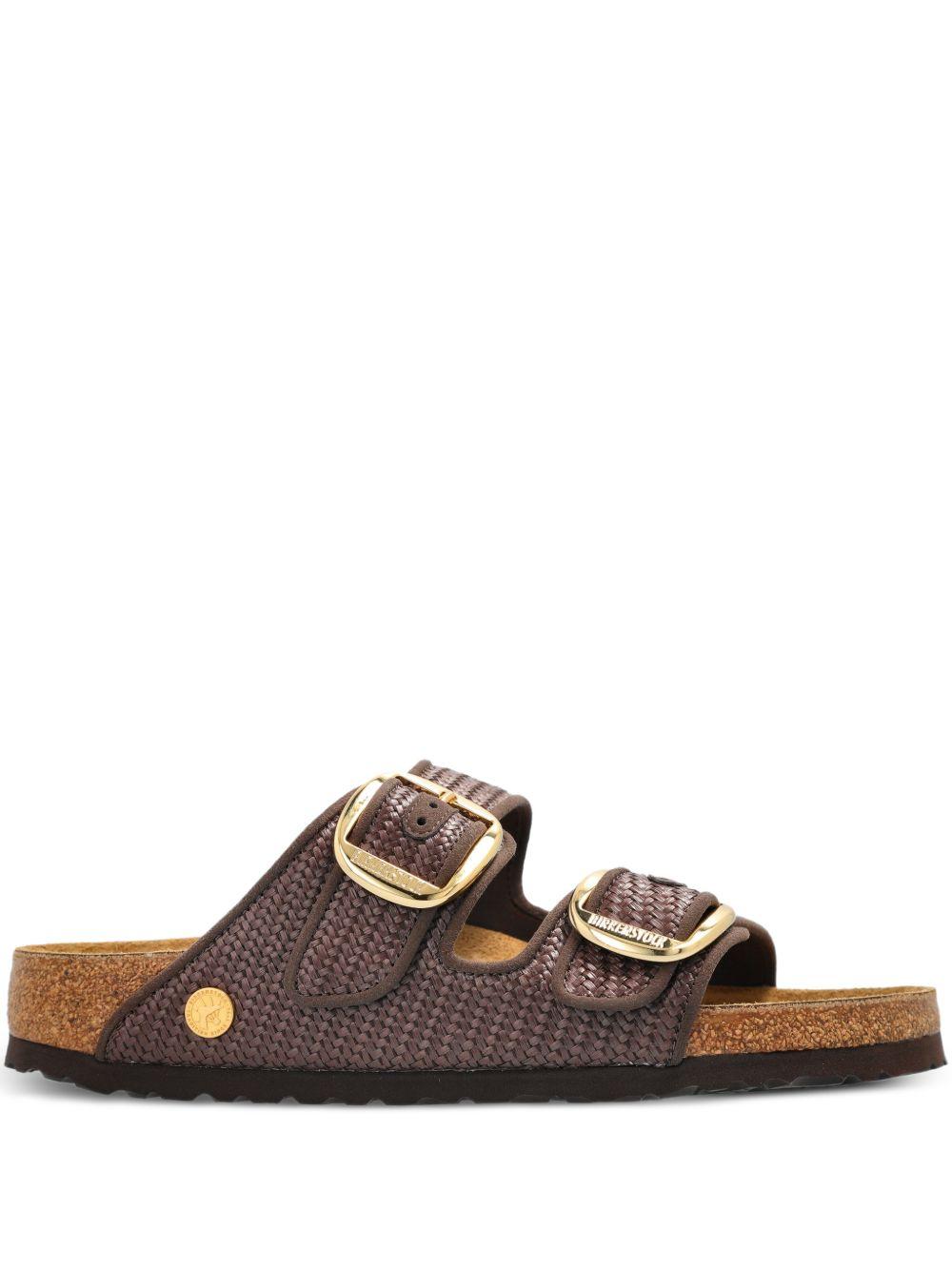 Ciabatte in rafia arizonain beige 