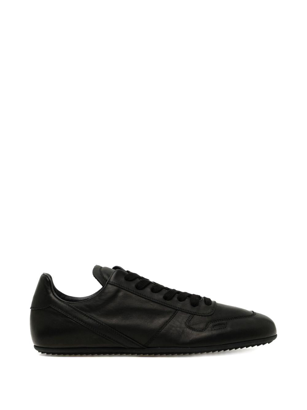 Sneakers con lacci in nero Rick owens - uomo 
