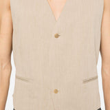 Gilet le gilet paysan  in beige Jacquemus - uomo 