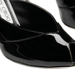 Mules Brigitte con punta aperta in nero Jimmy choo - donna 