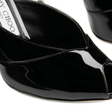 Mules Brigitte con punta aperta in nero Jimmy choo - donna 