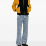 Giacca a pannelli corky in nero e giallo Second layer - uomo 