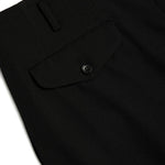 Pantaloni con pieghe in lana in nero Comme des garcons homme plus - uomo 
