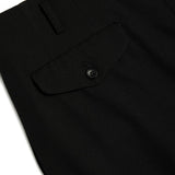 Pantaloni con pieghe in lana in nero Comme des garcons homme plus - uomo 