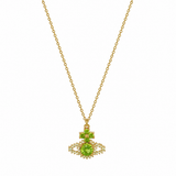 Collana Valentina orb in oro e verde vivienne westwood - donna 