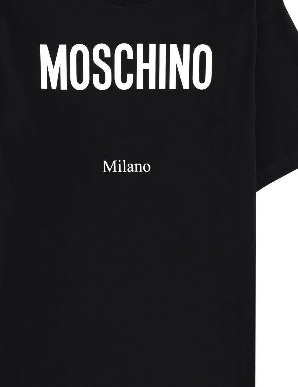 T-shirt con logo in nero Moschino - donna 