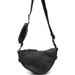 Borsa a tracolla con zip in nero Rains - unisex 