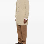 Cappotto con bottoni Lemon in beige Aspesi - uomo 