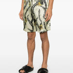 Short piperi con stampa cardo multicolore Dries van noten - uomo 