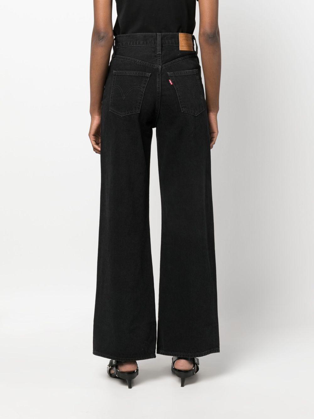 Jeans a gamba ampia in nero Levi's - donna 