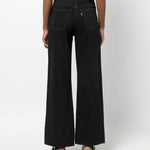 Jeans a gamba ampia in nero Levi's - donna 