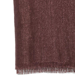 Sciarpa con frange in viola Brunello cucinelli - uomo 