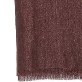 Sciarpa con frange in viola Brunello cucinelli - uomo 