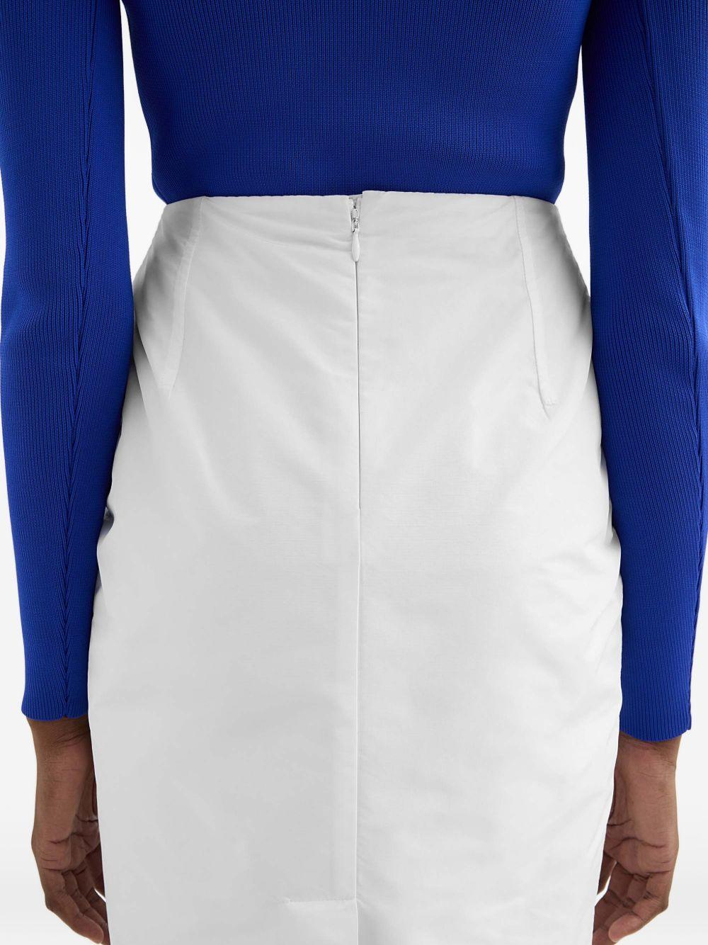 Gonna midi in bianco Jil Sander - donna 