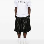 T-shirt a maniche corte con logo  in bianco 