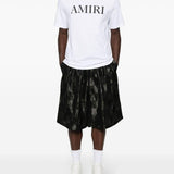 T-shirt a maniche corte con logo  in bianco 