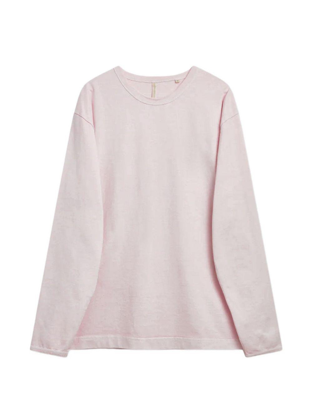 T-shirt a maniche lunghe in rosa Sunflower - uomo 