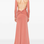 Abito maxi con schiena scoperta in rosa Alex perry - donna 