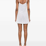 Miniabito in maglia con perle in bianco Giuseppe di morabito - donna 