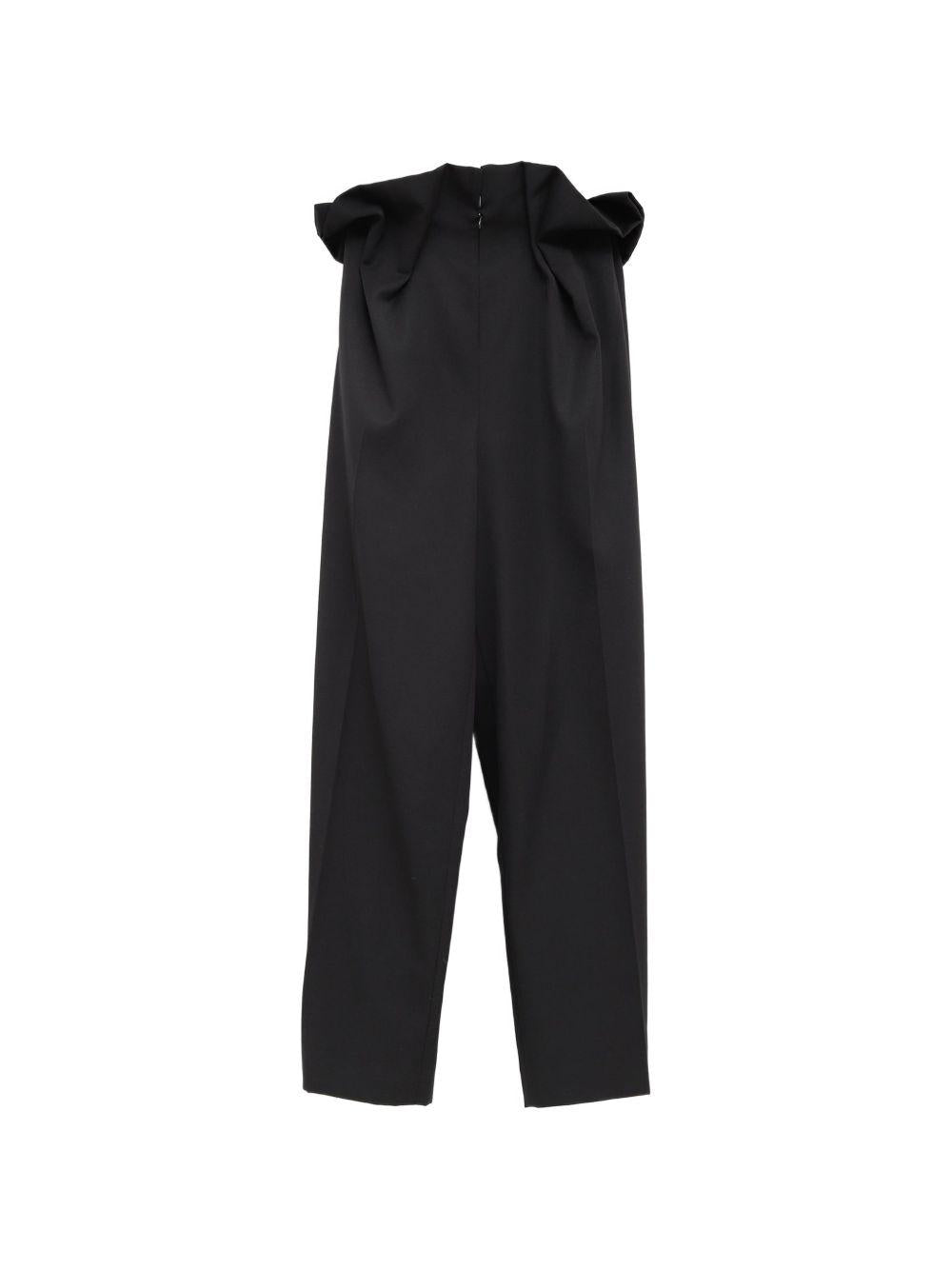 Pantaloni a vita con volant Kira in nero Khaite - donna 