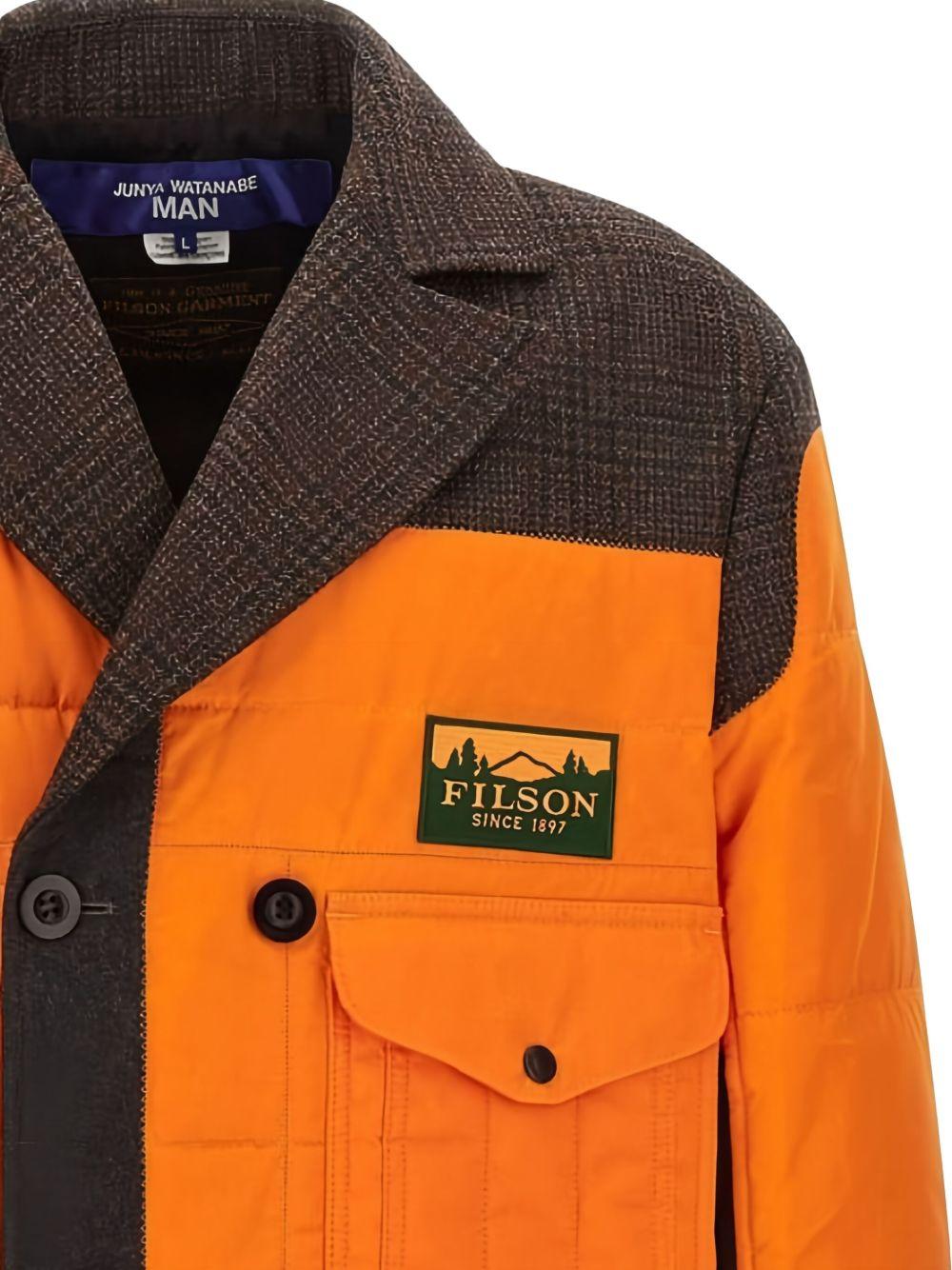 Cappotto patchwork filson multicolore  Junya Watanabe - uomo 