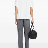 T-shirt con stampa in bainco Mm6 maison margiela - uomo 