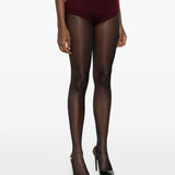 Pantaloncini in maglia in bordeaux Rowen rose - donna 