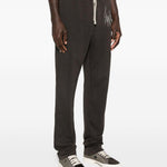 Jogger con coulisse in marrone Rick Owens x Moncler - unisex<BR/><BR/> 