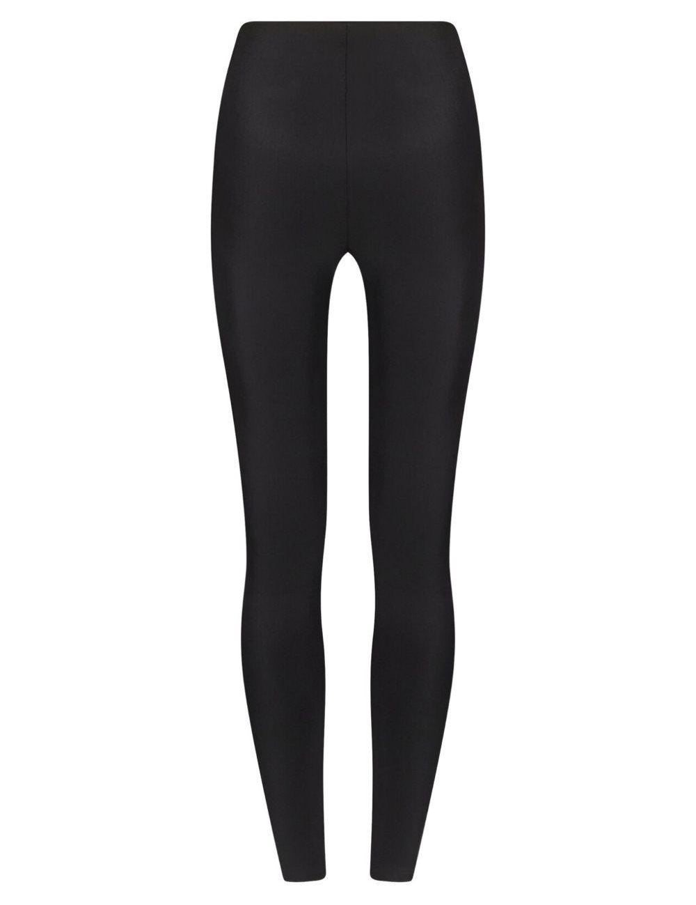 Leggings a vita alta in nero Wolford - donna 