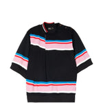 T-shirt a righe in nero Kolor - uomo 