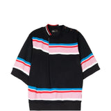 T-shirt a righe in nero Kolor - uomo 