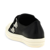 Sneakers in pelle in nero Rick owens - uomo 