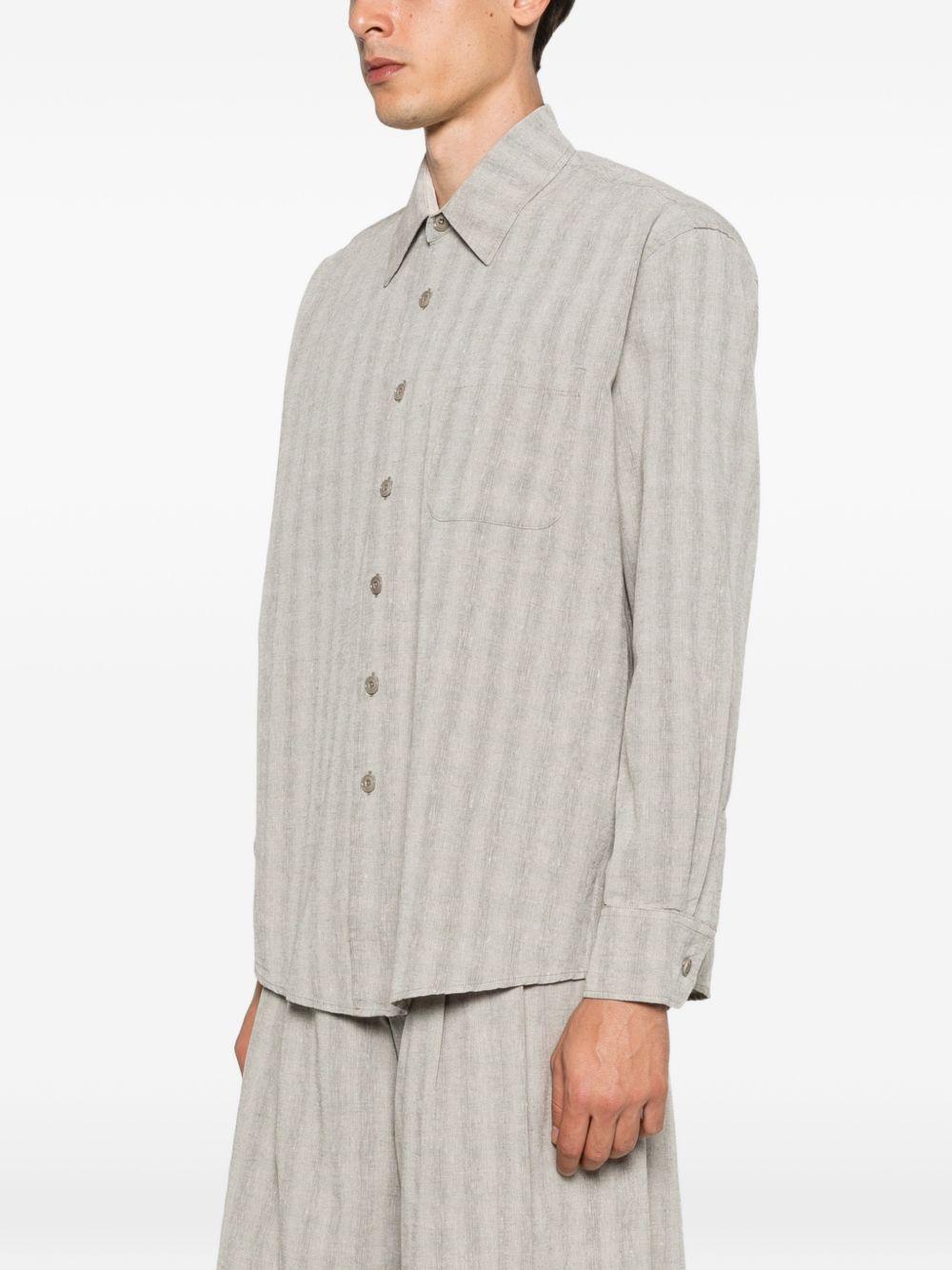 Camicia a righe above in beige Our legacy - uomo 