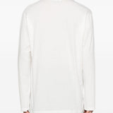 T-shirt a maniche lunghe in bainco Yohji yamamoto - uomo 