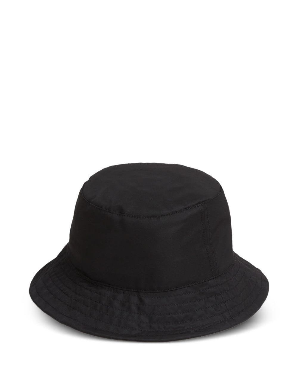 Cappello bucket con logo in nero Ami paris - unisex 