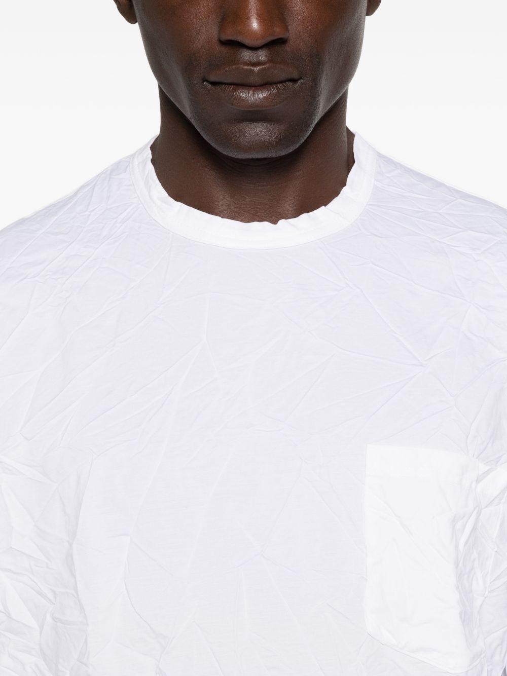 T-shirt con tasca applicata in bianco Comme des garcons homme - uomo 