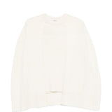 Maglione a mantella  in cashmere in bianco Toteme - donna 