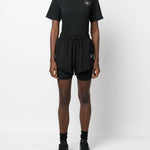 T-shirt a maniche corte truecasuals in nero Adidas by stella mc cartney - donna 