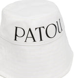 Cappello bucket con stampa in bianco - donna 